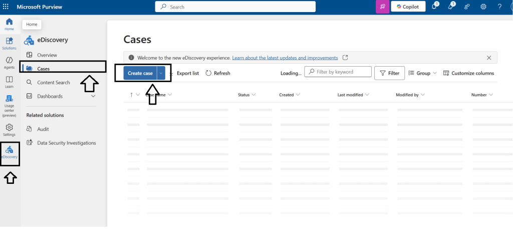 Microsoft Purview eDiscovery PST Export